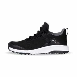 Puma Men's Fusion EVO Golf Shoes -Golf Sales Store Black Quiet Shade 1 71023.1659103711