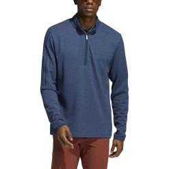 ADIDAS 3-Stripe 1/4 Zip Layering 58 ADIDAS 3-Stripe 1/4 Zip Layering -Golf Sales Store adidas 3 stripe 1 4 zip layering crew navy 01 39948.1677086420