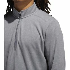ADIDAS 3-Stripe 1/4 Zip Layering 34 ADIDAS 3-Stripe 1/4 Zip Layering -Golf Sales Store adidas 3 stripe 1 4 zip layering grey three 03 68320.1677086411