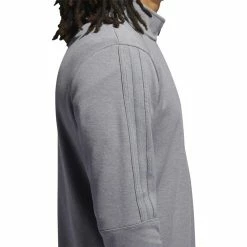ADIDAS 3-Stripe 1/4 Zip Layering 35 ADIDAS 3-Stripe 1/4 Zip Layering -Golf Sales Store adidas 3 stripe 1 4 zip layering grey three 04 52809.1677086412