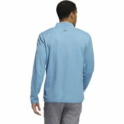 ADIDAS 3-Stripe 1/4 Zip Layering 45 ADIDAS 3-Stripe 1/4 Zip Layering -Golf Sales Store adidas 3 stripe 1 4 zip layering hazy blue 02 49318.1677086415