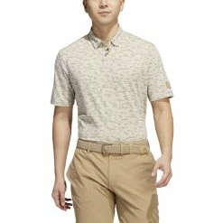 ADIDAS Go-To Camo Print Polo -Golf Sales Store adidas go to camo print polo hemp clear brown 01 43614.1673906092