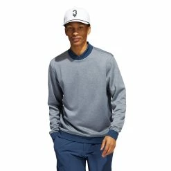ADIDAS Go-To Crewneck Pullover 19 ADIDAS Go-To Crewneck Pullover -Golf Sales Store adidas go to crewneck pullover crew navy grey three 01 13527.1676586999