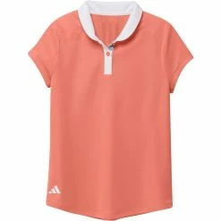 ADIDAS Junior Girls HEAT.RDY Polo -Golf Sales Store adidas junior girls heat rdy polo coral fusion 01 60274.1679002535