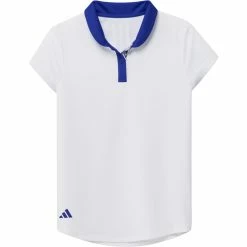 ADIDAS Junior Girls HEAT.RDY Polo -Golf Sales Store adidas junior girls heat rdy polo white 01 91354.1679002535