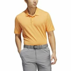 ADIDAS Ottoman Pencil Stripe Polo 38 ADIDAS Ottoman Pencil Stripe Polo -Golf Sales Store adidas ottoman pencil stripe polo orange rush pulse amber 01 42721.1679079623