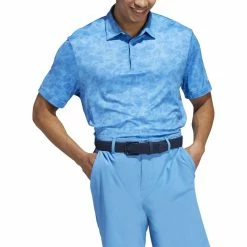 ADIDAS Prisma Print Polo 40 ADIDAS Prisma Print Polo -Golf Sales Store adidas prisma print polo pulse blue super blue 01 34427.1673906580