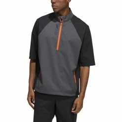 ADIDAS Provisional Short Sleeve Jacket -Golf Sales Store adidas provisional short sleeve jacket black 01 60869.1677082080