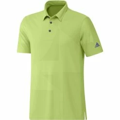ADIDAS Shapes Jacquard Polo -Golf Sales Store adidas shapes jacquard polo pulse lime legacy indigo 01 94676.1676595292