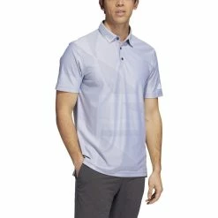 ADIDAS Shapes Jacquard Polo -Golf Sales Store adidas shapes jacquard polo white legacy indigo 01 14637.1676596914