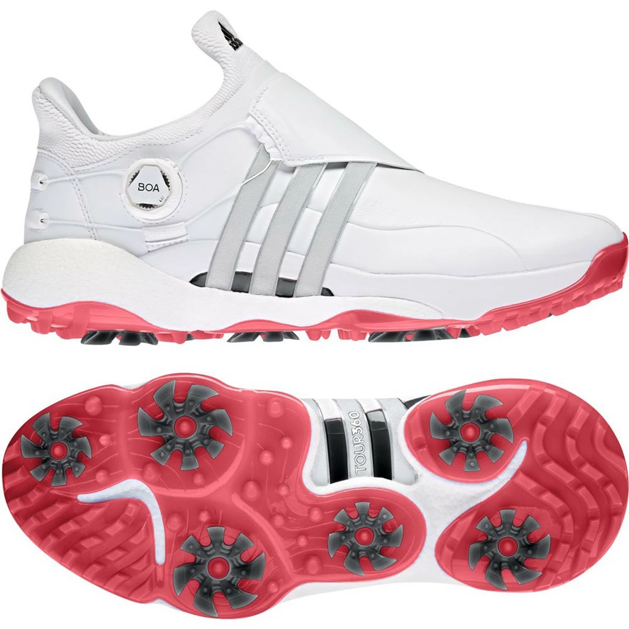 ADIDAS Men's Tour360 22 BOA Golf Shoes 8 ADIDAS Men's Tour360 22 BOA Golf Shoes - Image 6