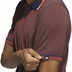 ADIDAS Ultimate365 Tour Primeknit Polo -Golf Sales Store adidas ultimate365 tour primeknit polo collegiate navy preloved red 04 35658.1677085980