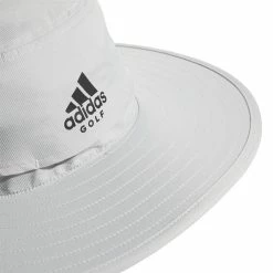 ADIDAS Wide-Brim Sun Hat -Golf Sales Store adidas wide brim sun hat grey two 02 24017.1647530733