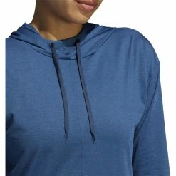 ADIDAS Women's Essentials Heathered Hoodie -Golf Sales Store adidas womens essentials heathered hoodie crew navy 03 79614.1633103434