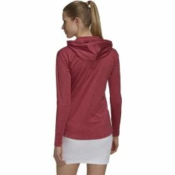 ADIDAS Women's Essentials Heathered Hoodie -Golf Sales Store adidas womens essentials heathered hoodie wild pink 02 37068.1633103433