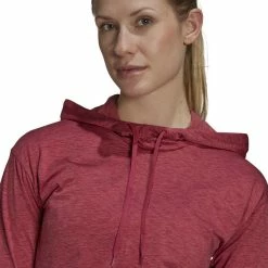 ADIDAS Women's Essentials Heathered Hoodie -Golf Sales Store adidas womens essentials heathered hoodie wild pink 04 79861.1633103434
