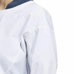 ADIDAS Women's Go-To Knit Woven Pullover -Golf Sales Store adidas womens go to knit woven pullover white 03 70334.1647971840