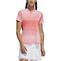 ADIDAS Women's Gradient Polo 12 ADIDAS Women's Gradient Polo -Golf Sales Store adidas womens gradient polo flash red 01 59807.1633380999