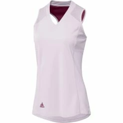 ADIDAS Women's HEAT.RDY Sleeveless Polo -Golf Sales Store adidas womens heat rdy sleeveless polo almost pink 01 89227.1676595807