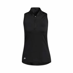 ADIDAS Women's Racerback Sleeveless Polo -Golf Sales Store adidas womens racerback sleeveless polo black 01 51307.1676596723