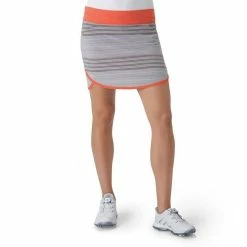 ADIDAS Women's Rangewear Golf Skort -Golf Sales Store adidas womens rangewear skort light grey heather easy coral 01 72764.1636977869