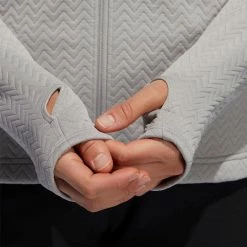 ADIDAS Women's Textured Layer Jacket -Golf Sales Store adidas womens textured layer jacket mid grey 03 59262.1633102078