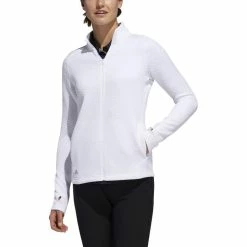 ADIDAS Women's Textured Layer Jacket -Golf Sales Store adidas womens textured layer jacket white 01 73299.1633102077