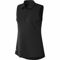 ADIDAS Women's Ultimate 365 Solid Sleeveless Polo 15 ADIDAS Women's Ultimate 365 Solid Sleeveless Polo -Golf Sales Store adidas womens ultimate 365 solid sleeveless polo black 01 17897.1662670227