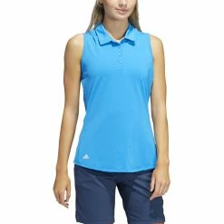 ADIDAS Women's Ultimate 365 Solid Sleeveless Polo 19 ADIDAS Women's Ultimate 365 Solid Sleeveless Polo -Golf Sales Store adidas womens ultimate 365 solid sleeveless polo blue rush 01 45100.1662670227