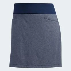 ADIDAS Women's Ultimate Knit Heathered Skort -Golf Sales Store adidas womens ultimate knit heathered skort night indigo heather 01 86644.1633373113