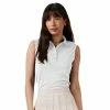 Antigua Women's Tribute Sleeveless Polo -Golf Sales Store antigua womens tribute sleeveless polo white 01 20911.1676587039