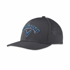 Callaway Riviera Fitted Hat -Golf Sales Store callaway riviera fitted hat charcoal blue 01 45203.1642694527