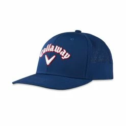 Callaway Riviera Fitted Hat -Golf Sales Store callaway riviera fitted hat navy red flag 01 41638.1642694551
