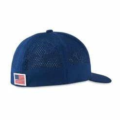 Callaway Riviera Fitted Hat -Golf Sales Store callaway riviera fitted hat navy red flag 02 18419.1642694551