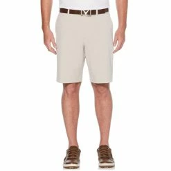 Callaway Stretch Solid Shorts With Active Waistband -Golf Sales Store callaway stretch solid short with active waistband silver lining 01 49883.1667574553
