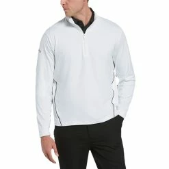 Callaway Swing Tech Premium Yarn 1/4 Zip -Golf Sales Store callaway swing tech premium yarn 1 4 zip bright white 01 85213.1654710779