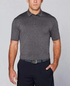 Callaway Tour Authentic Heather Striped Polo -Golf Sales Store callaway tour authentic heather striped polo ebony heather 01 79711.1632414155