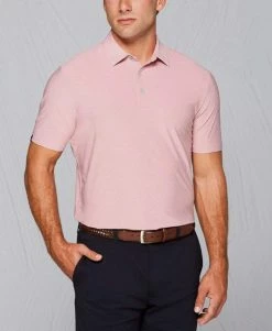 Callaway Tour Authentic Heather Striped Polo -Golf Sales Store callaway tour authentic heather striped polo pink heather 01 62344.1632414112