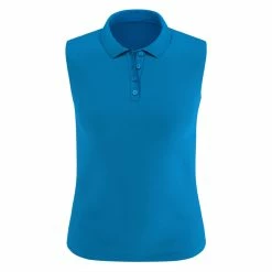 Callaway Women's Solid Knit Sleeveless Polo 15 Callaway Women's Solid Knit Sleeveless Polo -Golf Sales Store callaway womens solid knit sleeveless polo ibiza blue 01 23567.1654787581