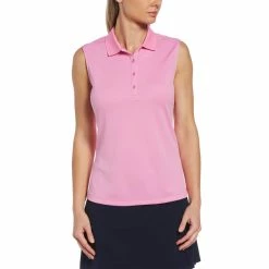Callaway Women's Solid Knit Sleeveless Polo 14 Callaway Women's Solid Knit Sleeveless Polo -Golf Sales Store callaway womens solid knit sleeveless polo pink sunset 01 89956.1656597778
