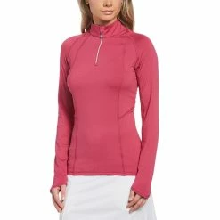 Callaway Women's Swing Tech Sun Protection 1/4 Zip -Golf Sales Store callaway womens swing tech sun protection 1 4 zip cactus flower 01 32830.1676593604