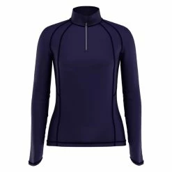 Callaway Women's Swing Tech Sun Protection 1/4 Zip -Golf Sales Store callaway womens swing tech sun protection 1 4 zip peacoat 01 76283.1676595524