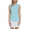 Callaway Women's Tonal Heather Sleeveless Polo -Golf Sales Store callaway womens tonal heather sleeveless polo light santorini blue heather 01 80138.1654788478