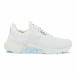 ECCO Men's Biom H4 Golf Shoes -Golf Sales Store ecco biom h4 golf shoes white light blue 01 48185.1662670387