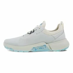 ECCO Men's Biom H4 Golf Shoes -Golf Sales Store ecco biom h4 golf shoes white light blue 04 52696.1662670387