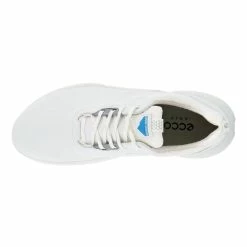 ECCO Men's Biom H4 Golf Shoes -Golf Sales Store ecco biom h4 golf shoes white light blue 05 47642.1662670387