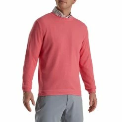 FootJoy Crewneck Pullover 14 FootJoy Crewneck Pullover -Golf Sales Store footjoy crewneck pullover watermelon 01 53541.1673901171