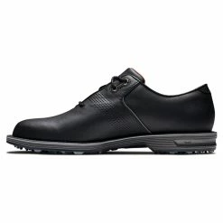 FootJoy Men's DryJoys Premiere Series Flint Golf Shoes -Golf Sales Store footjoy dryjoys premiere series flint golf shoes black orange 02 42509.1668002454
