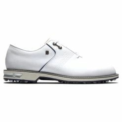 FootJoy Men's DryJoys Premiere Series Flint Golf Shoes -Golf Sales Store footjoy dryjoys premiere series flint golf shoes white navy 01 82509.1668002454