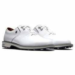 FootJoy Men's DryJoys Premiere Series Flint Golf Shoes -Golf Sales Store footjoy dryjoys premiere series flint golf shoes white navy 05 75177.1668002454